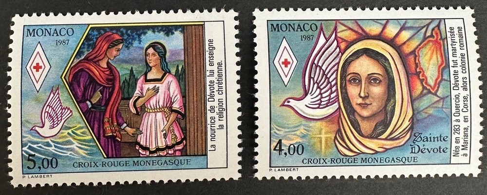 MONACO  1584 - 1585  Beautiful Mint NEVER Hinged Set