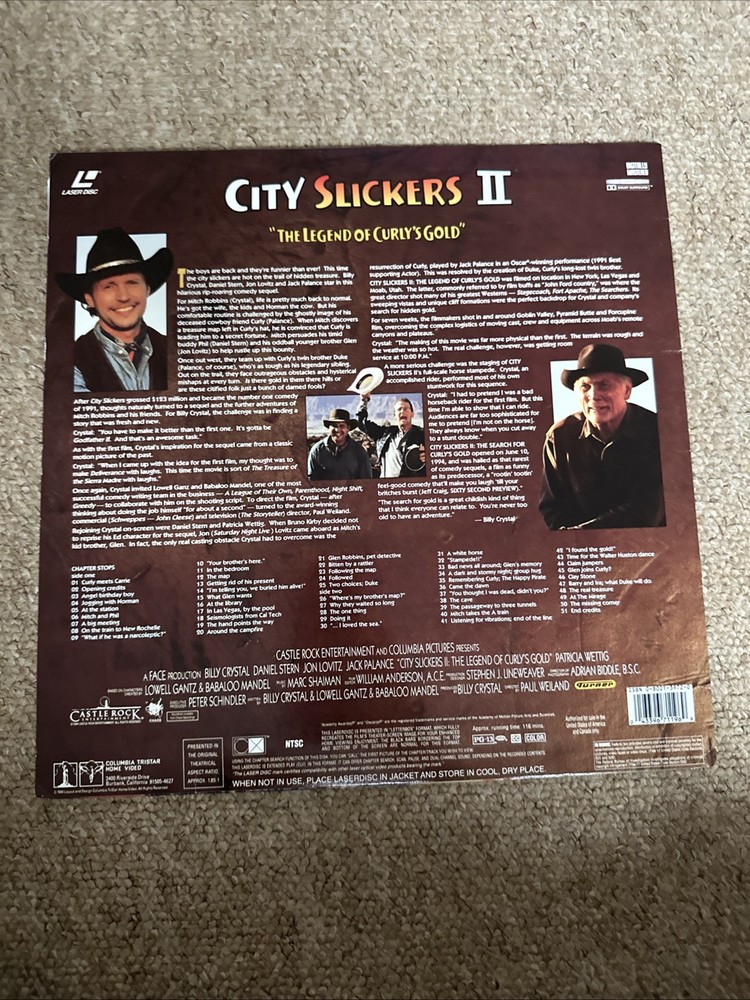 Laserdisc City Slickers 2