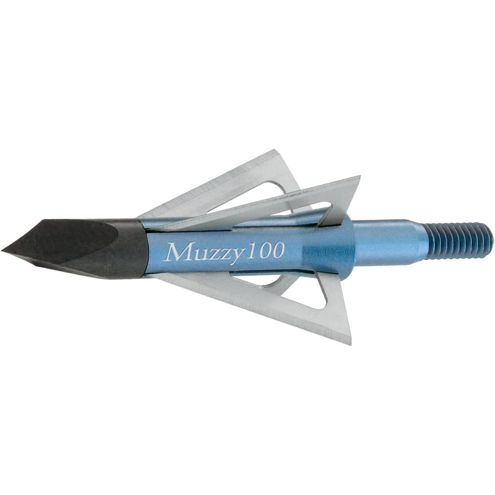 Muzzy 4-Blade Screw-In Broadhead 6-Pack - 100 Grain