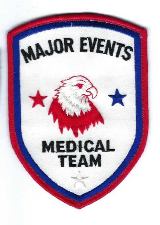 Major Events Medical Team (unknown city/state) *EAGLE* patch - NEW!