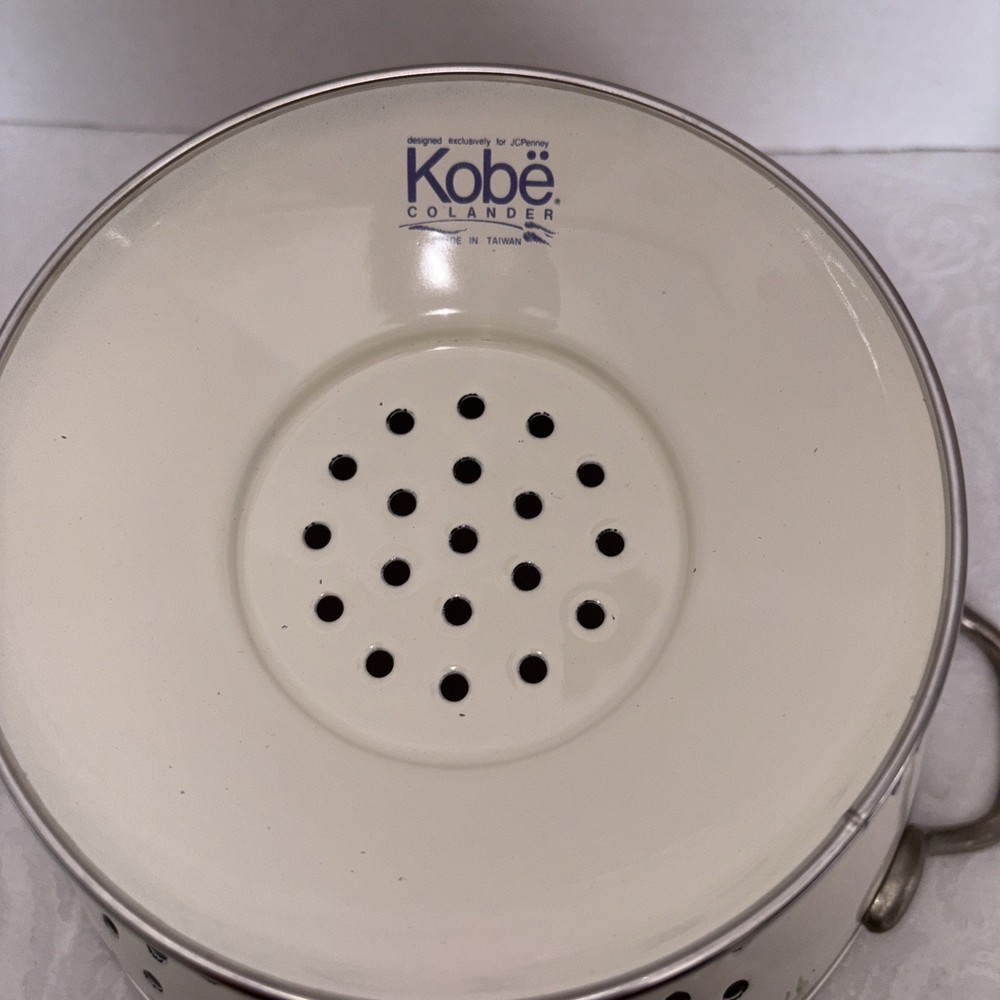 Kobe Colander, Floral Pattern , JC Penney