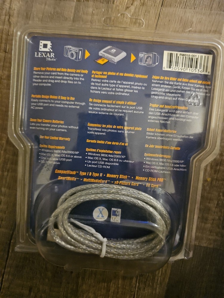 New In Package LEXAR MULTI-CARD READER USB