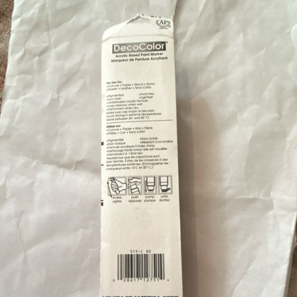 DecoColor Acrylic Paint Marker White