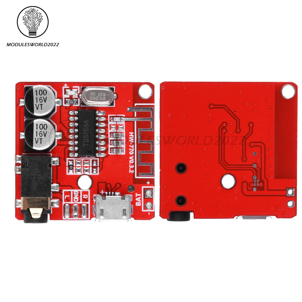 Bluetooth 5.0 MP3 Lossless Decoder Board Amplifier Module Audio Receiver Board
