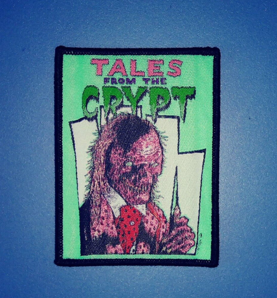 PATCH - Tales from the Crypt (woven) - Horror, comedy, Cryptkeeper keeper 80s