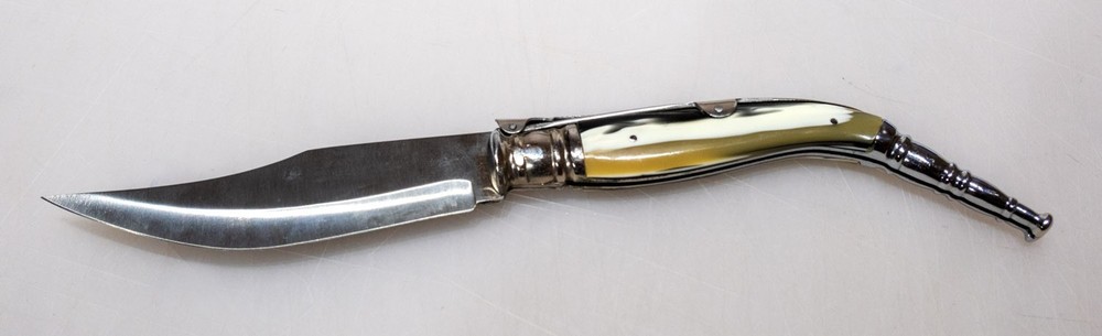 J. SANZ Folding Knife with bone Handle from Spain