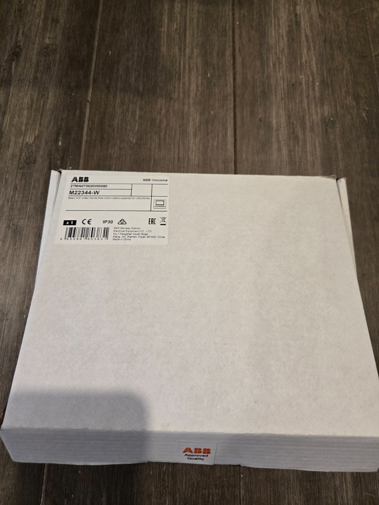 ABB INTERCOM M22344-W 4.3" VIDEO INTERCOM - LNIB - FREE S/H