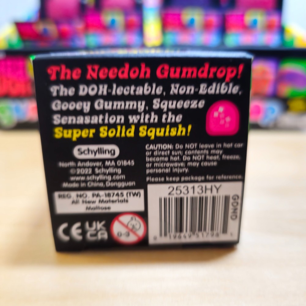 NeeDoh - GUMDROP - Super solid squish -mixed colors "Ships Same Day"