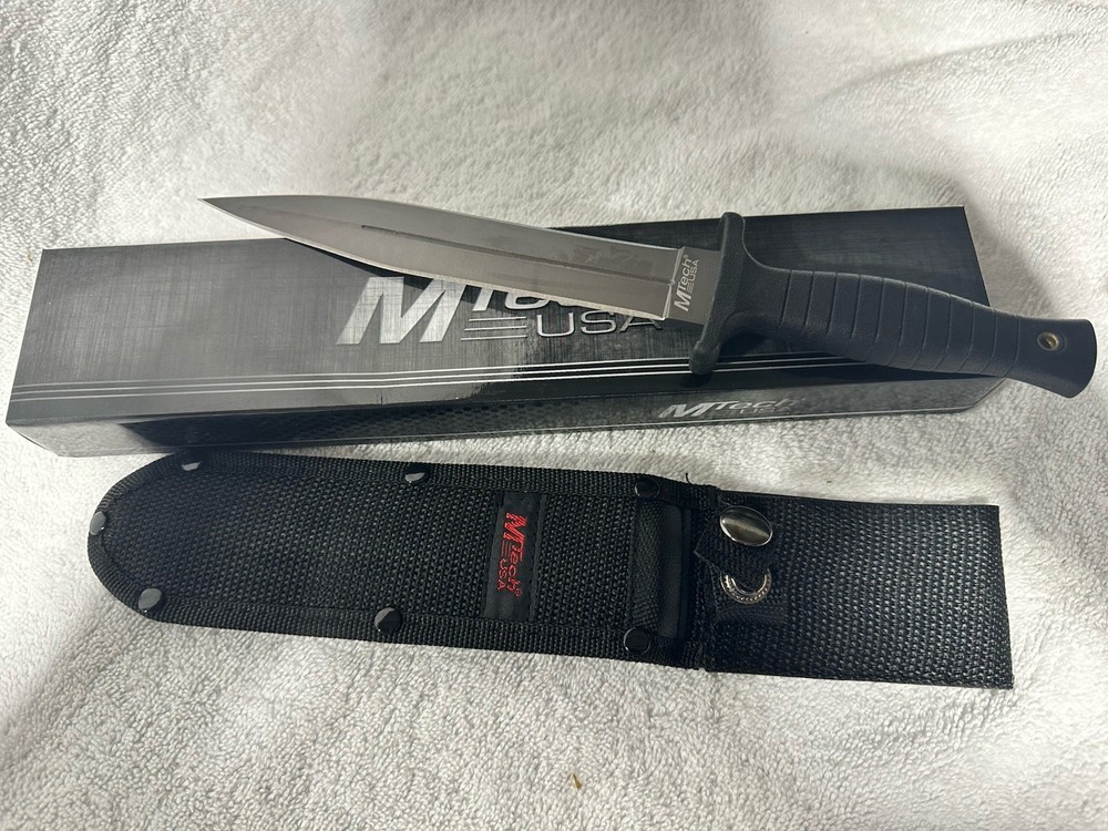 MTech Double Edge Dagger With Sheath New MT-20-77GY