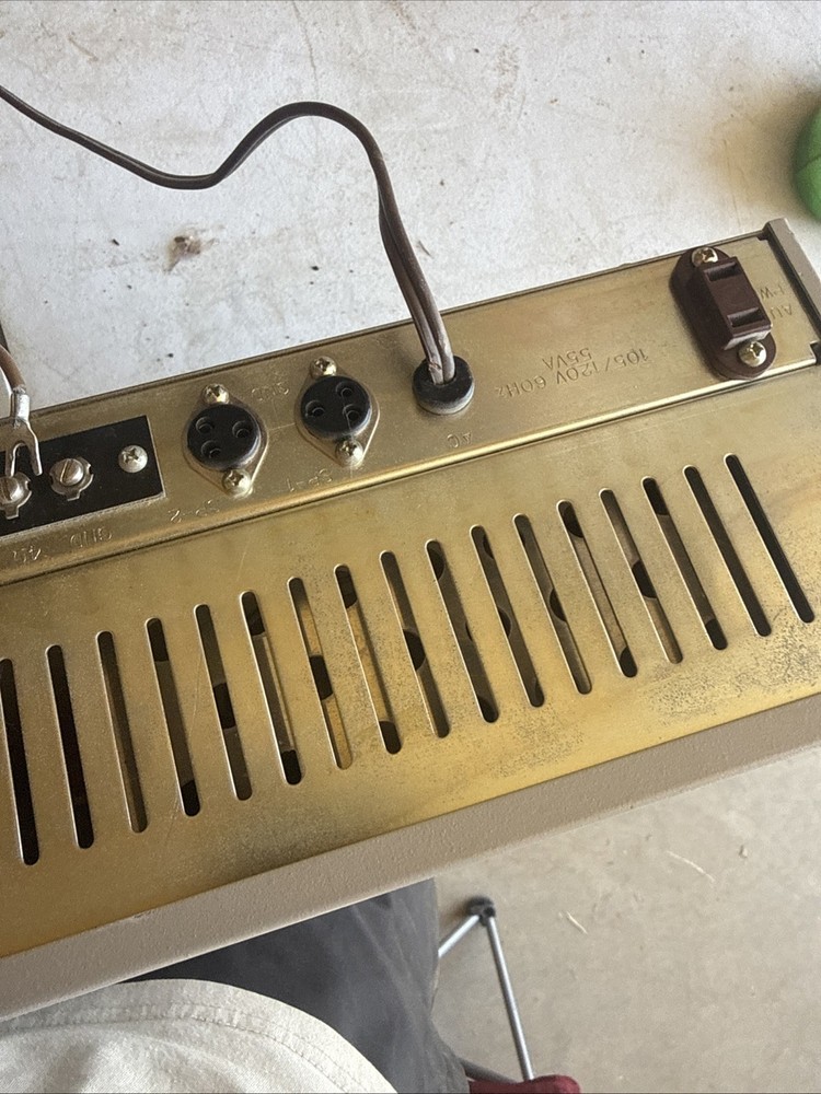 Lafayette PA-25 Solid State Microphone/Phono Amplifier Powers On Untested