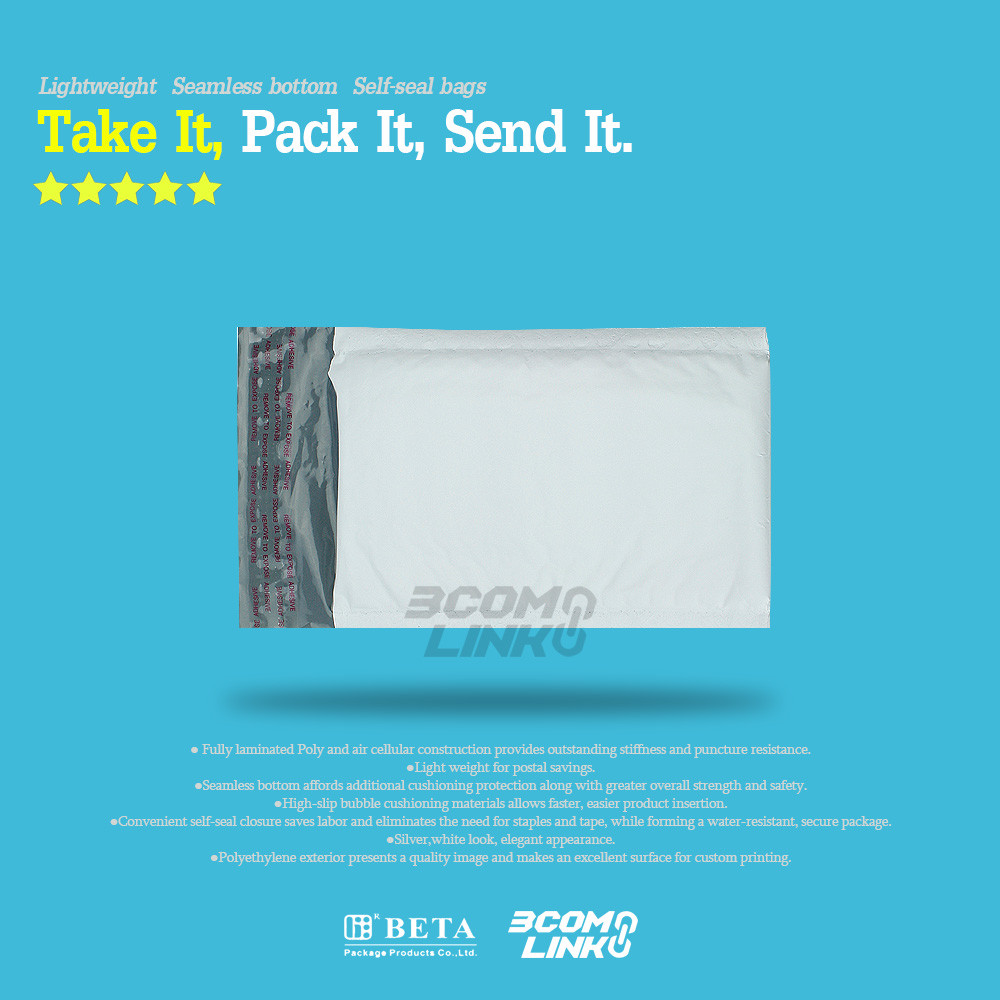 Economy Poly Bubble Mailer Padded Envelope Shipping Bag Multiple Colors Size