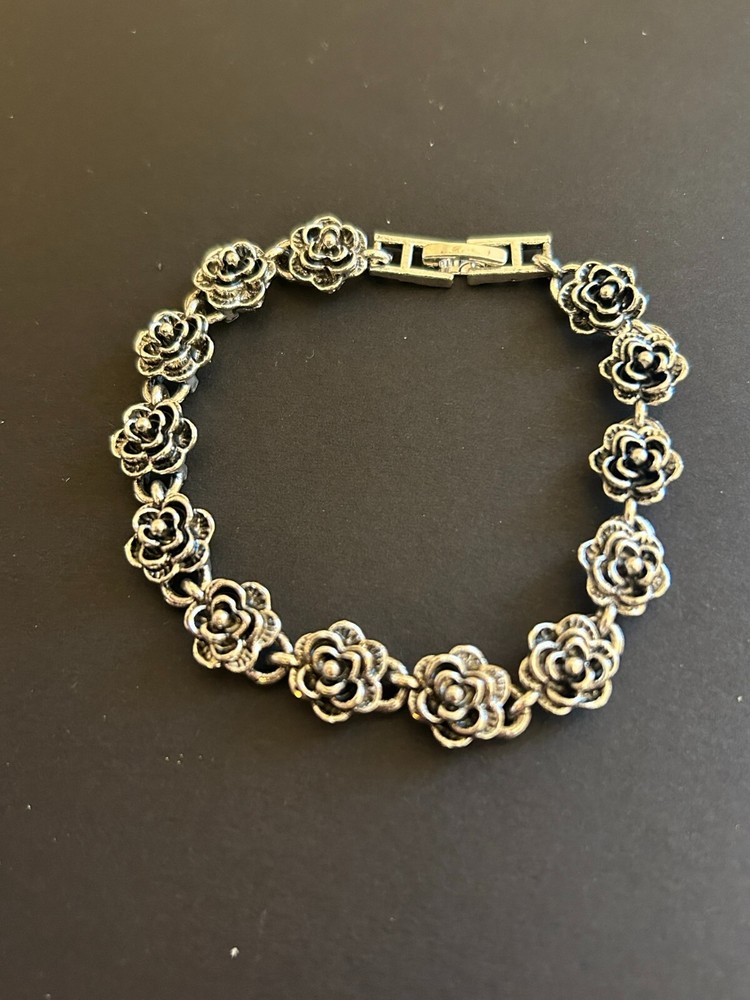 bracelet men stainless steel silver chain