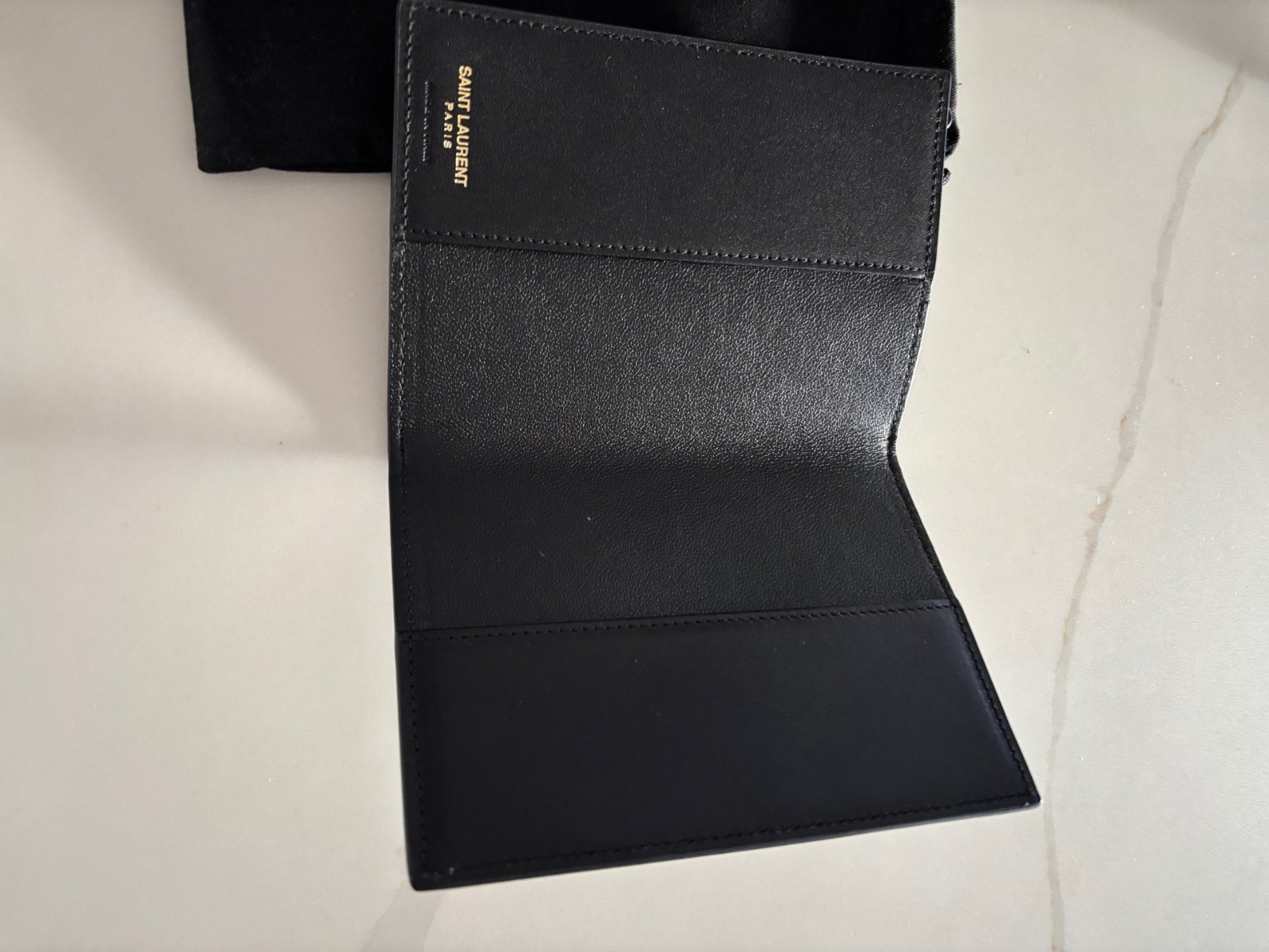 YSL Saint Laurent Passport Holder