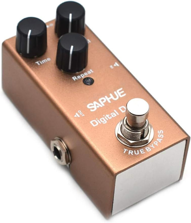 Digital Delay Guitar Effects Pedal Effect Pedals Time/Level/Repeat Knob with Ste