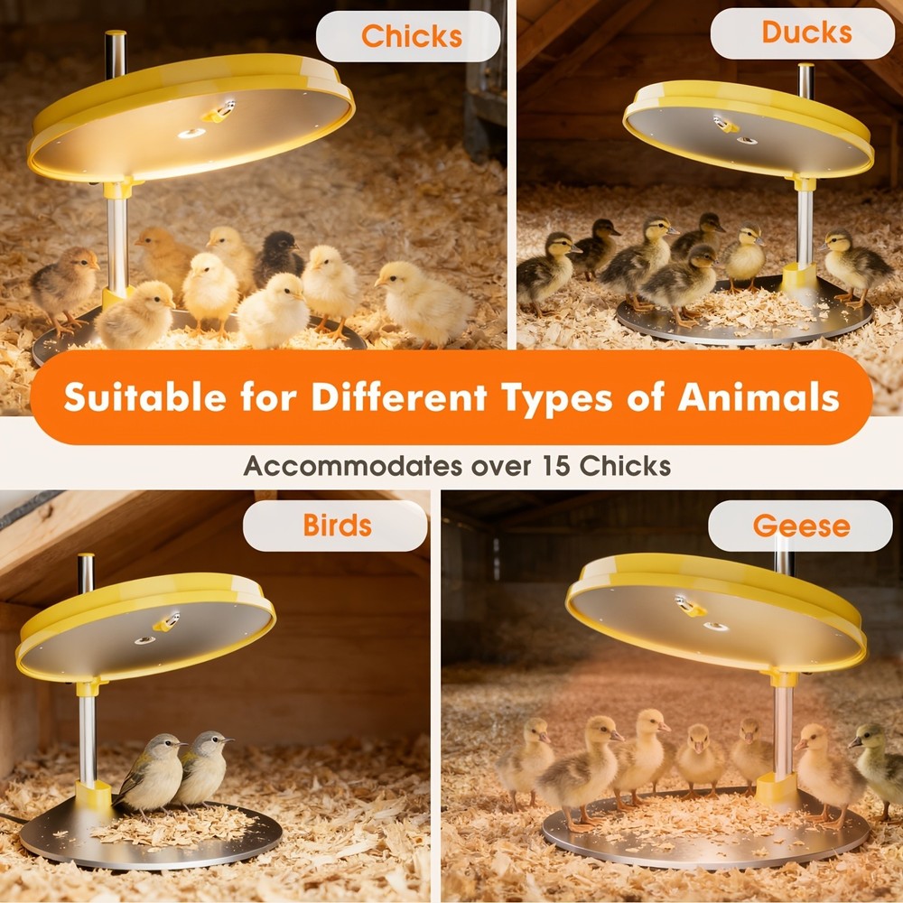 Chick Brooder Heating Plate Temperature Heater Adjustable Chicks Brooder Heater
