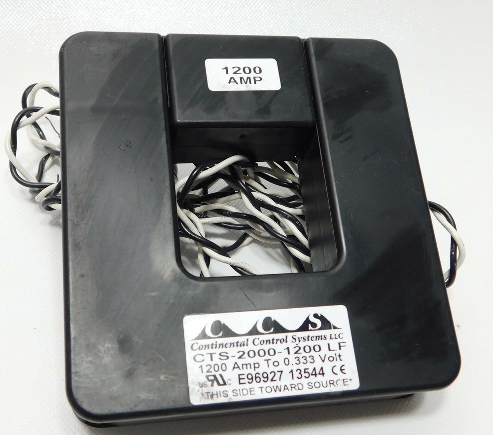 Continental Control Systems CTS-2000-1200 LF Split Core Current Transformer 1200