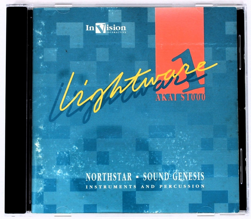 Invision Interactive Lightware Volume 1 Akai  Sample/Sound Library/Sampling CD