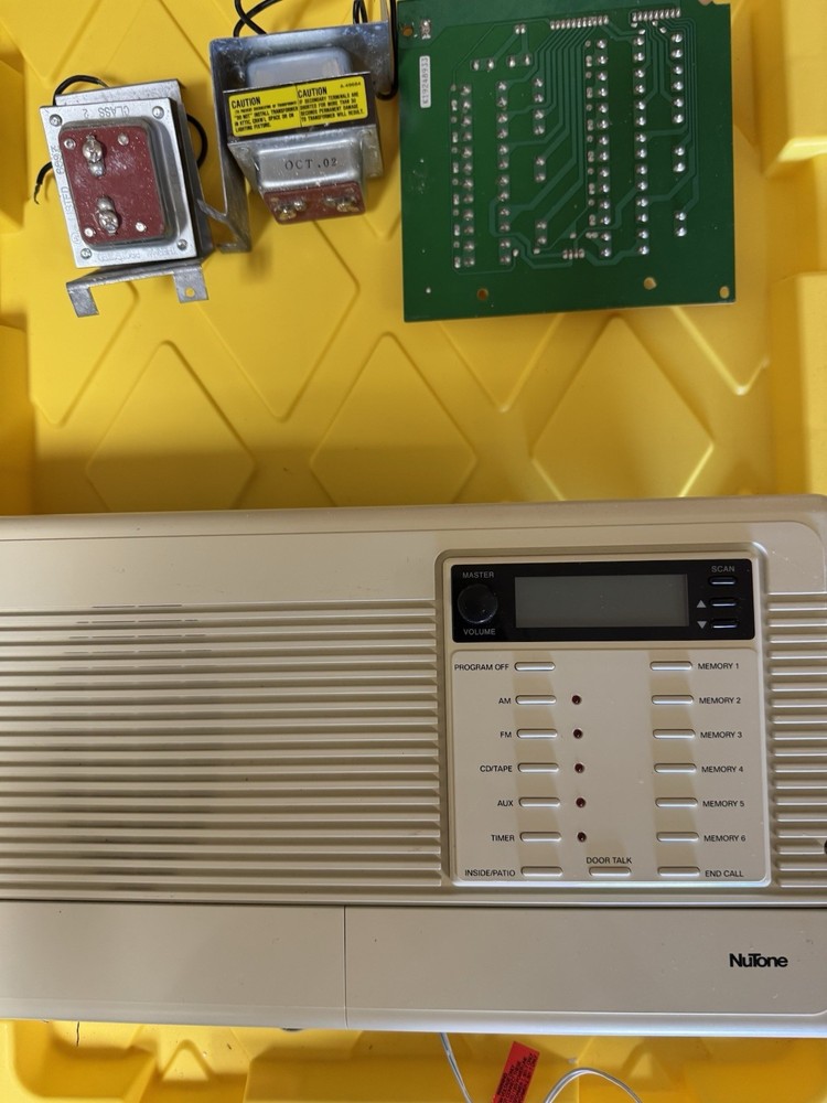 NuTone IMA-3303WH Master Wired Audio Intercom with Transformer & Circuit Board