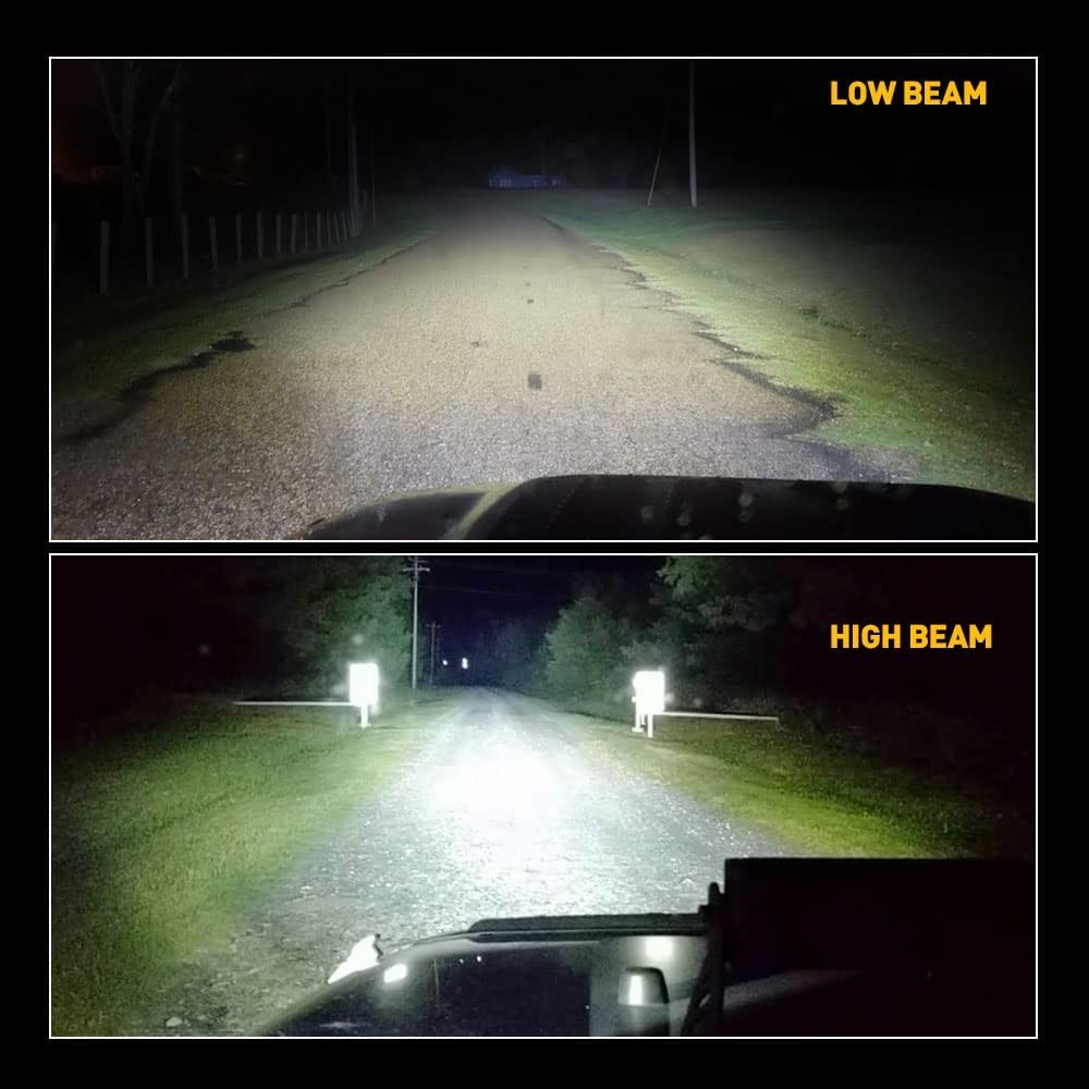 For Harley Davidson Electra Glide Classic 7" LED Headlight + 4.5" Passing Lights