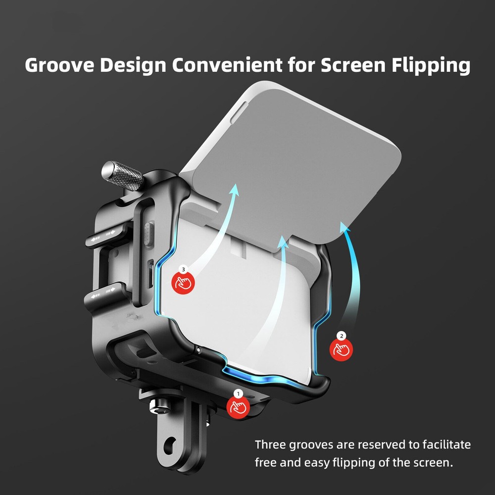 Frame Cage Extended Protective Case For Insta360 GO 3 Action Camera Replace k