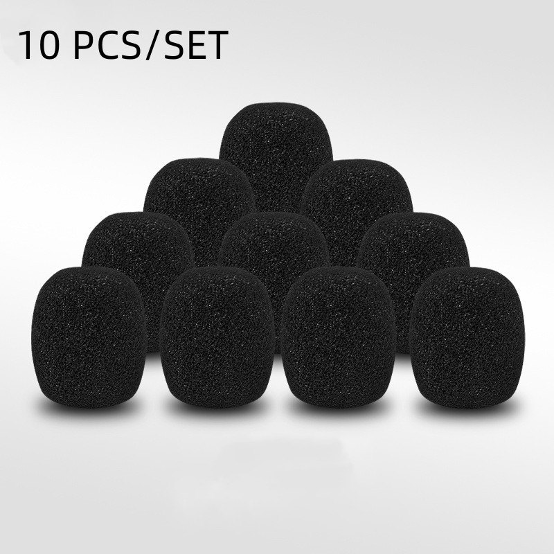 Microphone Cover Microphone Cover 10Pcs For Gaming Headset Headworn Mic