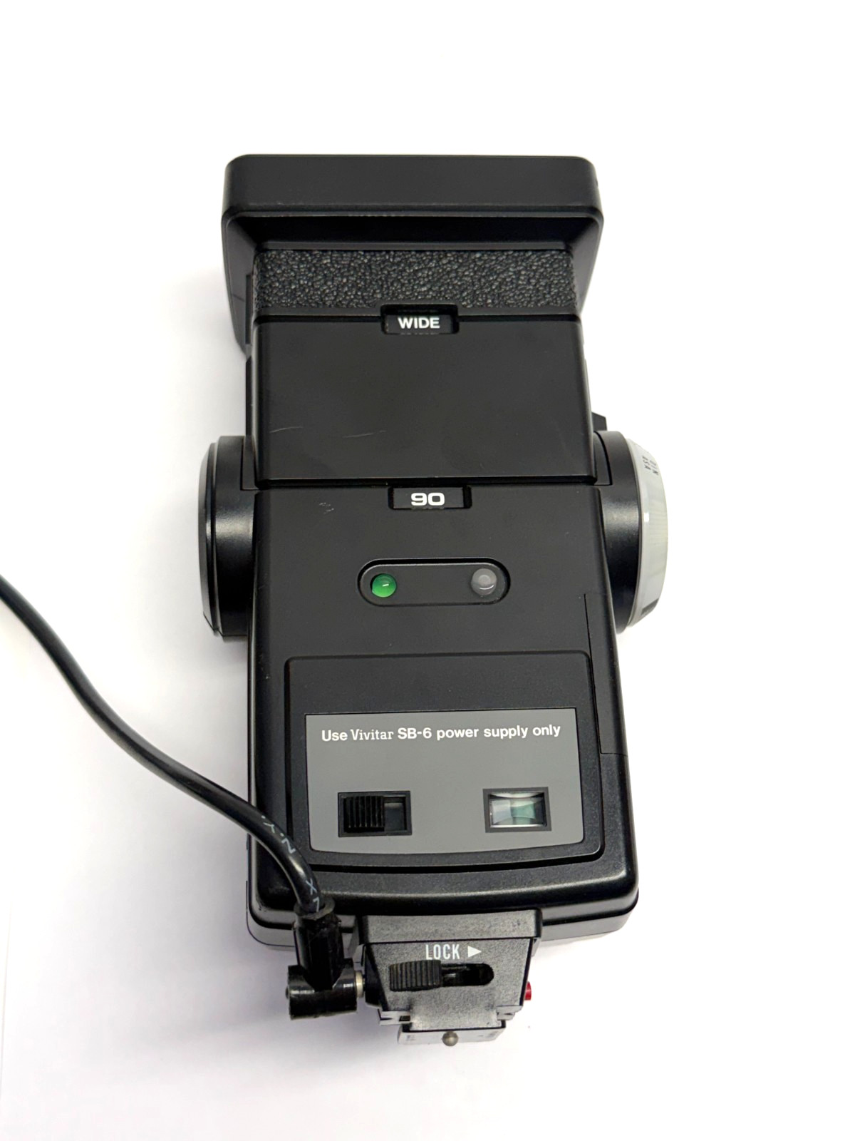 Vintage Vivitar Zoom Thyristor 285 Vari Power Shoe Mount Flash Black