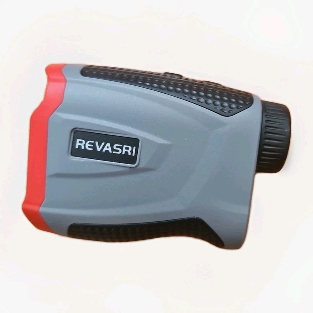REVASRI GOLF RANGEFINDER Gray Red Excellent Condition Tested Working