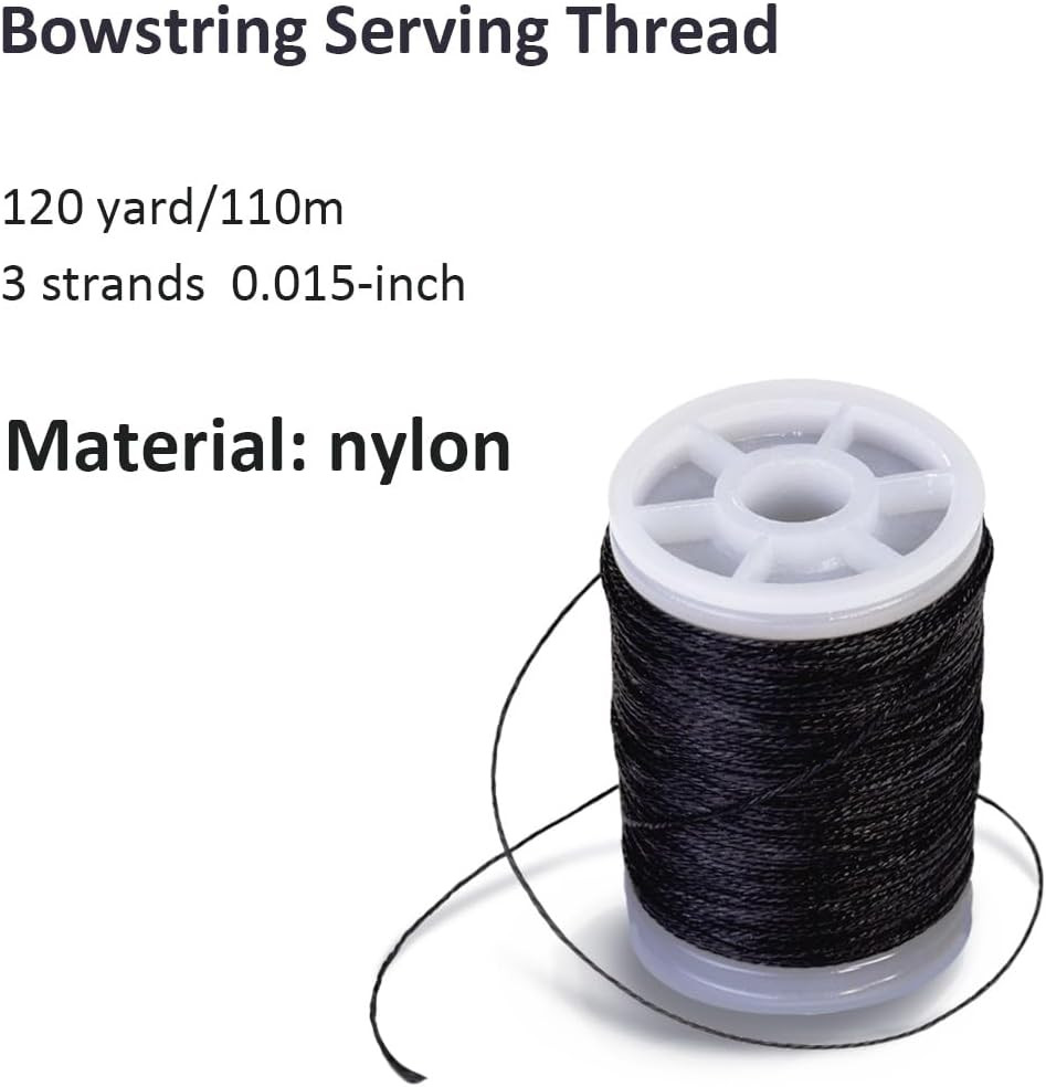 Archery Bowstring Separator and Bowstring Serving Thread Set Peep Sight Installe