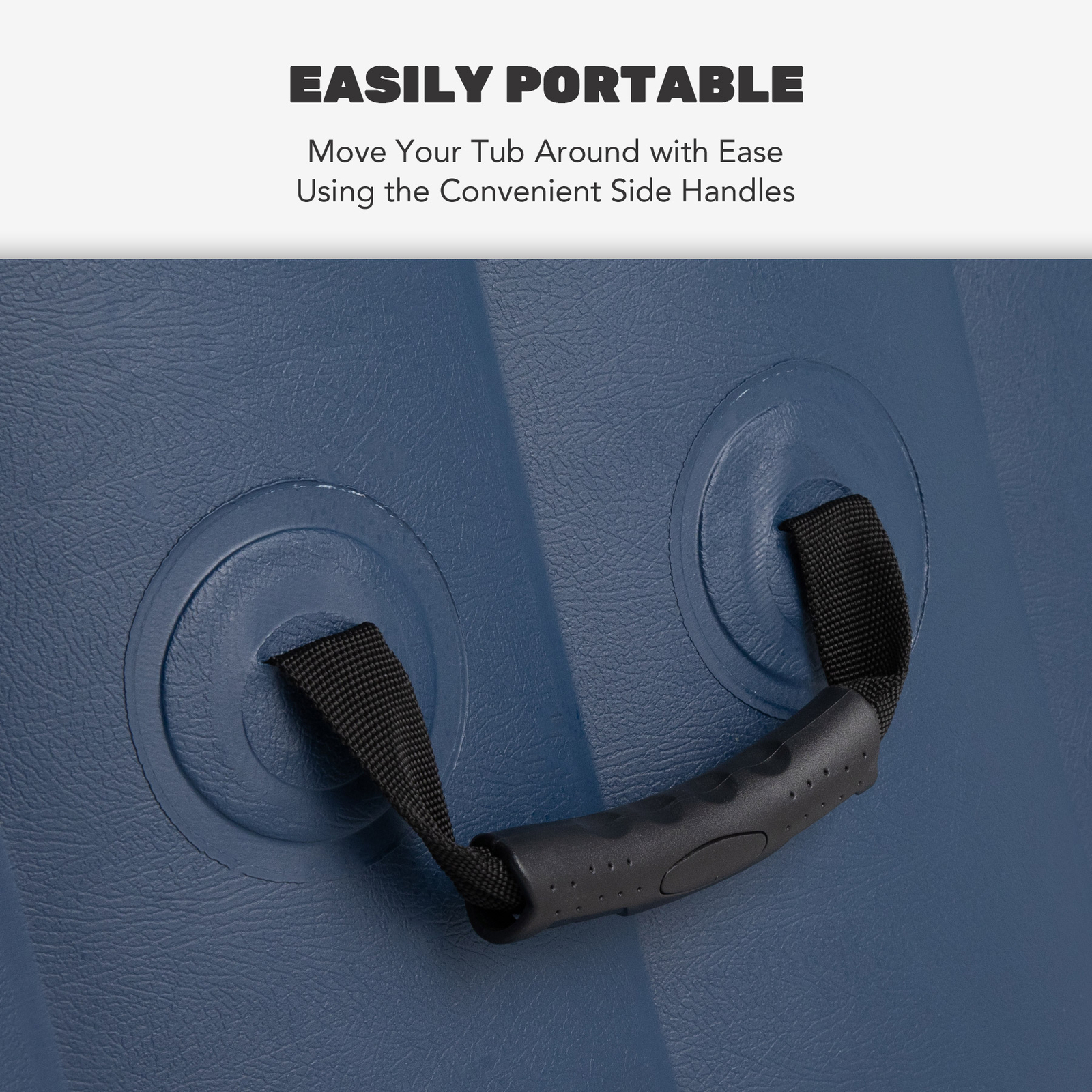 CO-Z Inflatable Tub Spa Portable 120 Air Jet w Pump and Cover 2-4 Person US