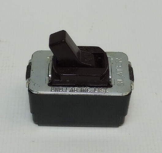 Brown single pole Slater, Quiet Switch, ACD1