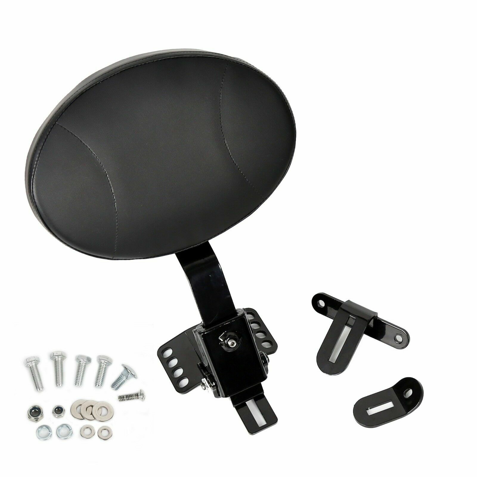 Plug-In Driver Rider Backrest For Harley Touring Road King Street Glide 1997-24