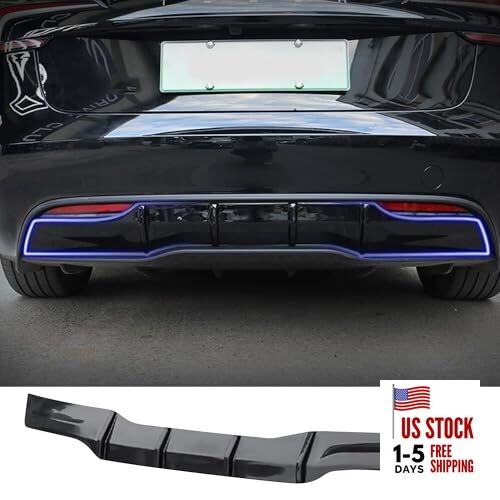 Rear Diffuser for Telsa Model 3 2025 2024 Highland Without Drilling, Model 3
