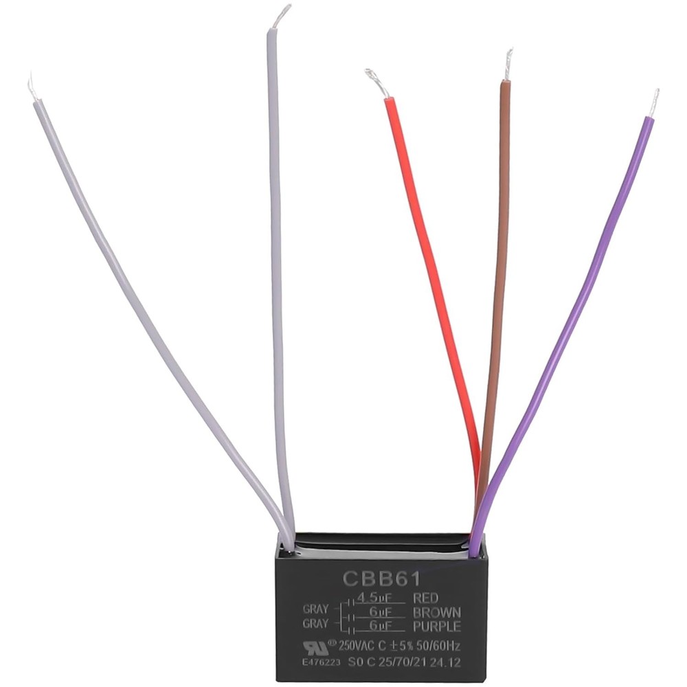 Efficient Ceiling Fan Capacitor 5-Wire - Compatible with NEW TECH Models