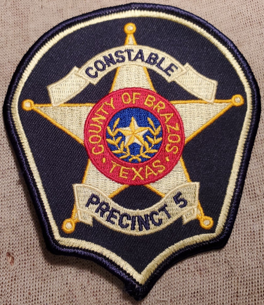 TX Brazos County Texas Pct. 5 Constable Shoulder Patch