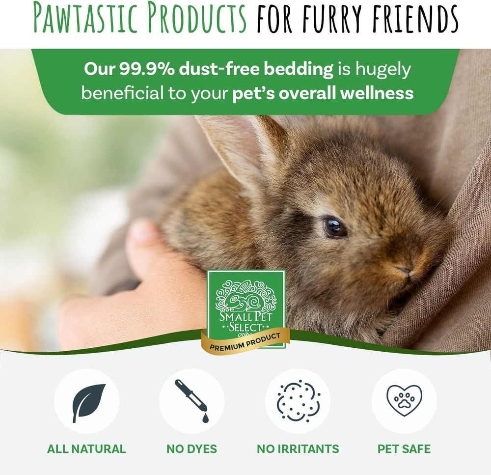 Clean, Comfortable 178L Paper Bedding for Small Pets - Odor Control & Absorbency