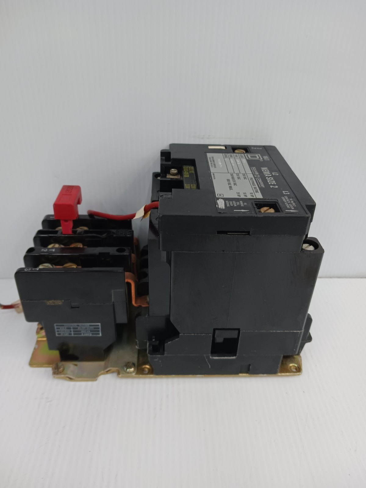 New Square D Size 2 Motor Starter 8536 SD01 Coil 120 V ac 25 HP