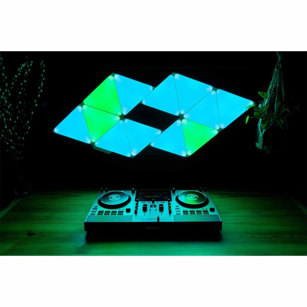 Numark MIXSTREAM PRO GO Battery Powered Streaming DJ Controller w Studio Moni...
