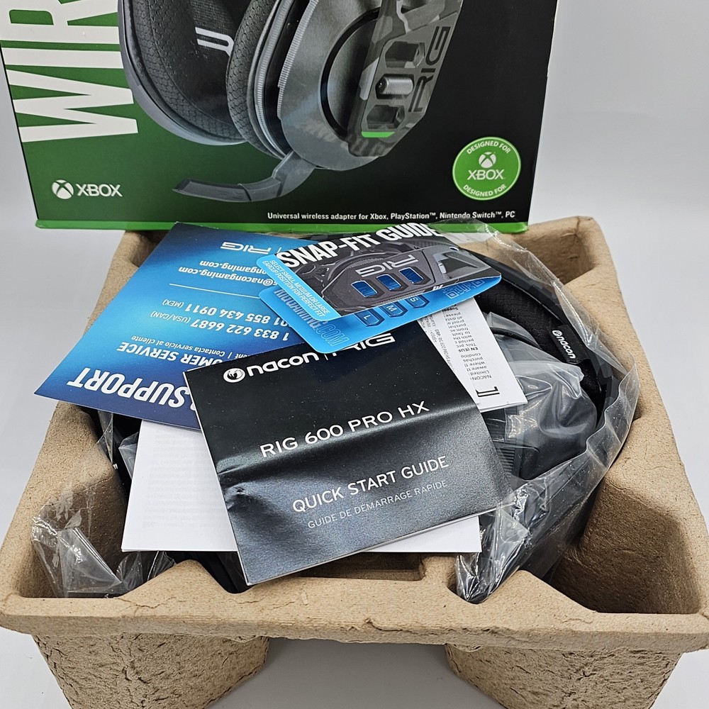 RIG 600 Pro HX Wireless Gaming Headset Xbox PC PS5 Switch Open Box