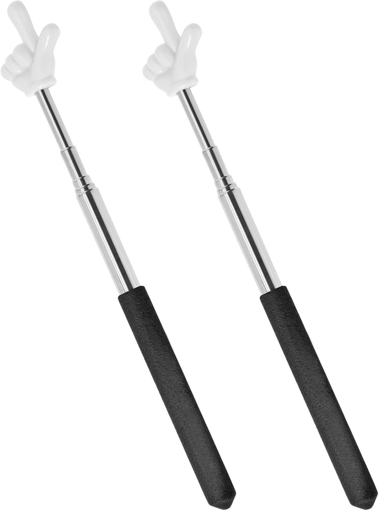 Bonsicoky 2 Pack Telescoping Teachers Pointer - Versatile Retractable Hand Point