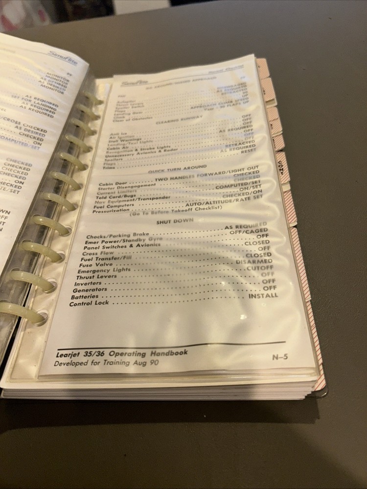 Learjet 35/36 Operating Handbook