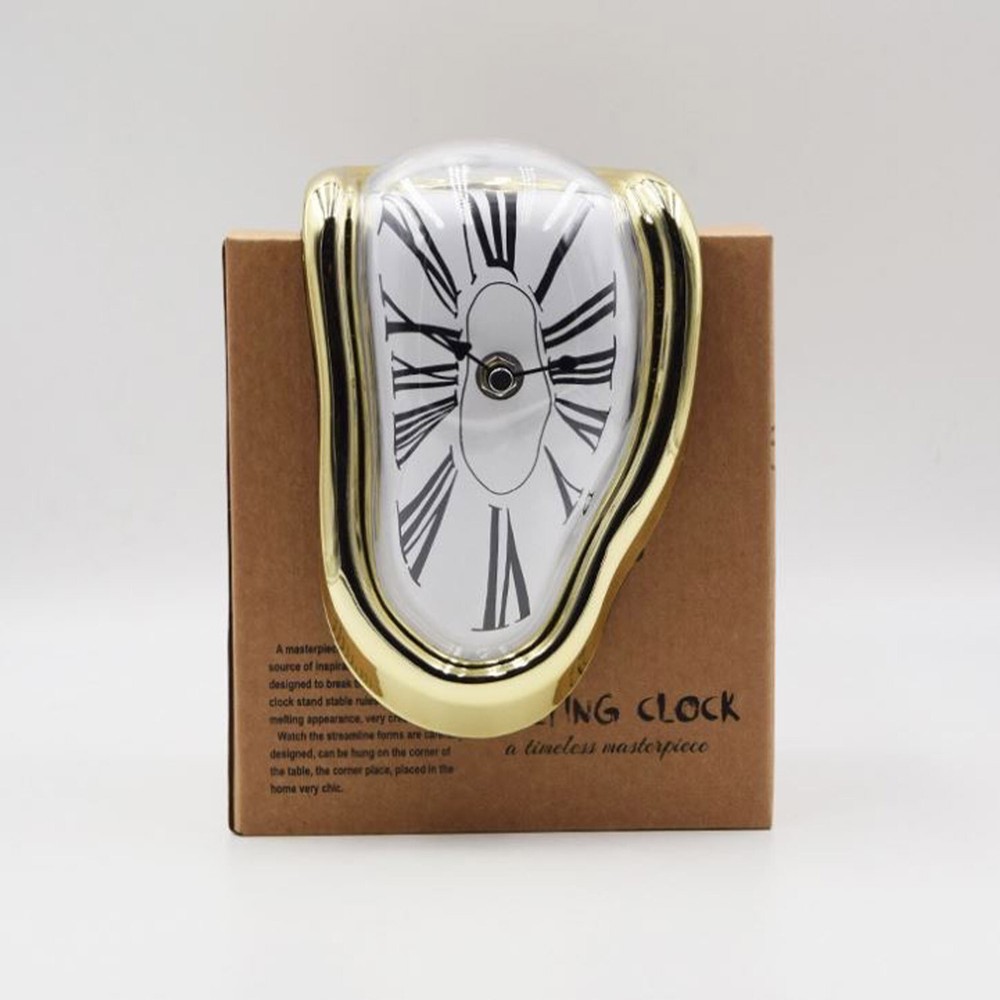 Salvador Dali Desk /Shelf Melting Clock - Silent & Fully Functional Clock