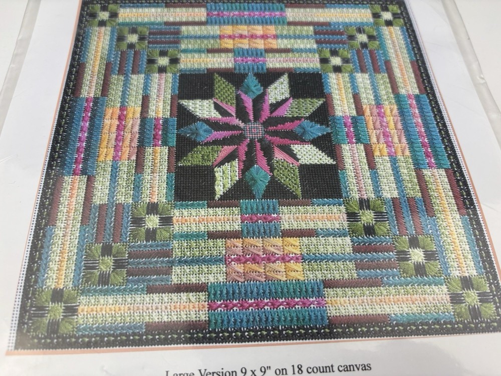 The Caron Collection Prairie Garden Sampler Needlepoint Pattern 7S