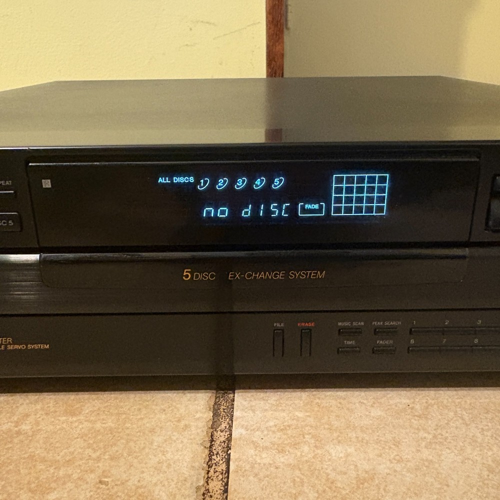 SONY CDP-C445 CD Player 5-Disc Changer