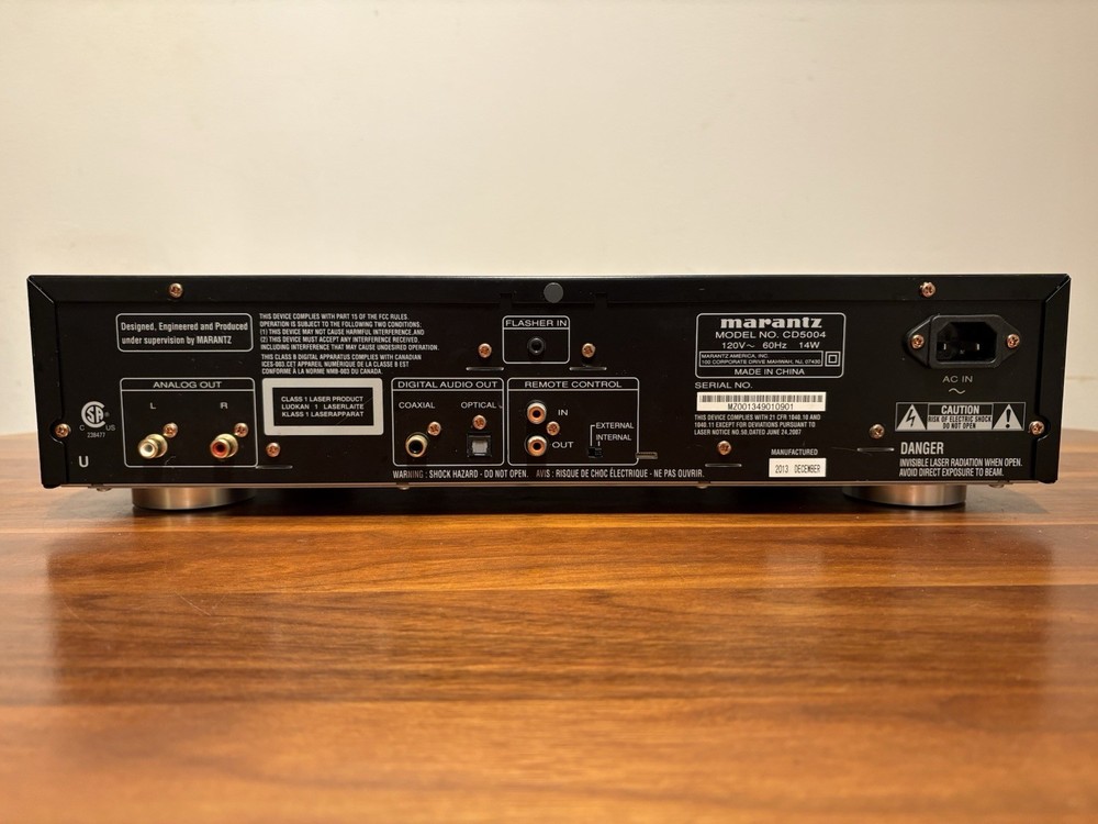 Marantz CD5004 CD Player Tested Working No Remote