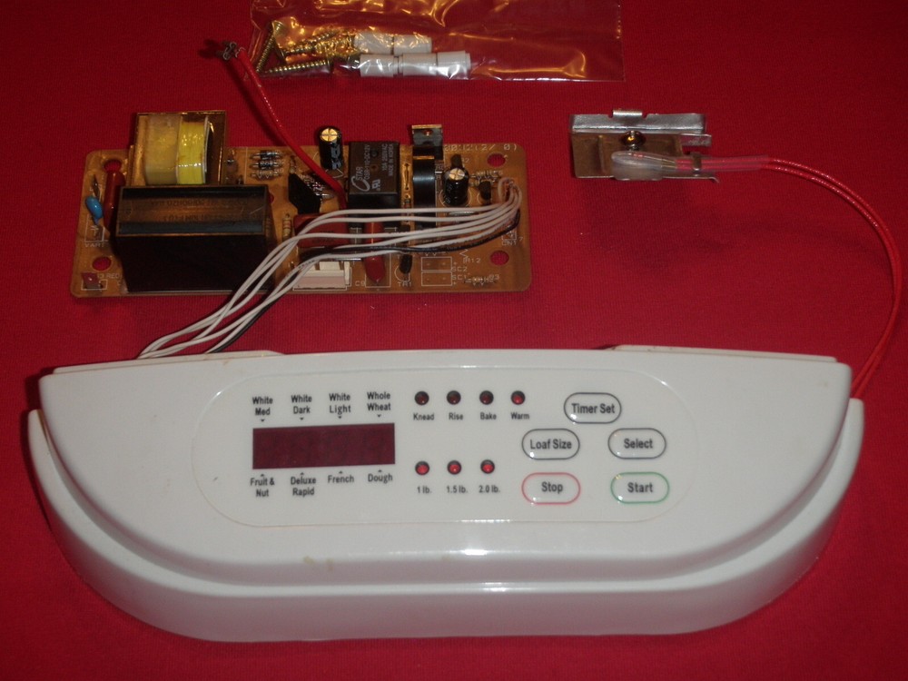 Control Panel + PCB + Temp Sensor for Breadman Bread Maker Model TR444 only