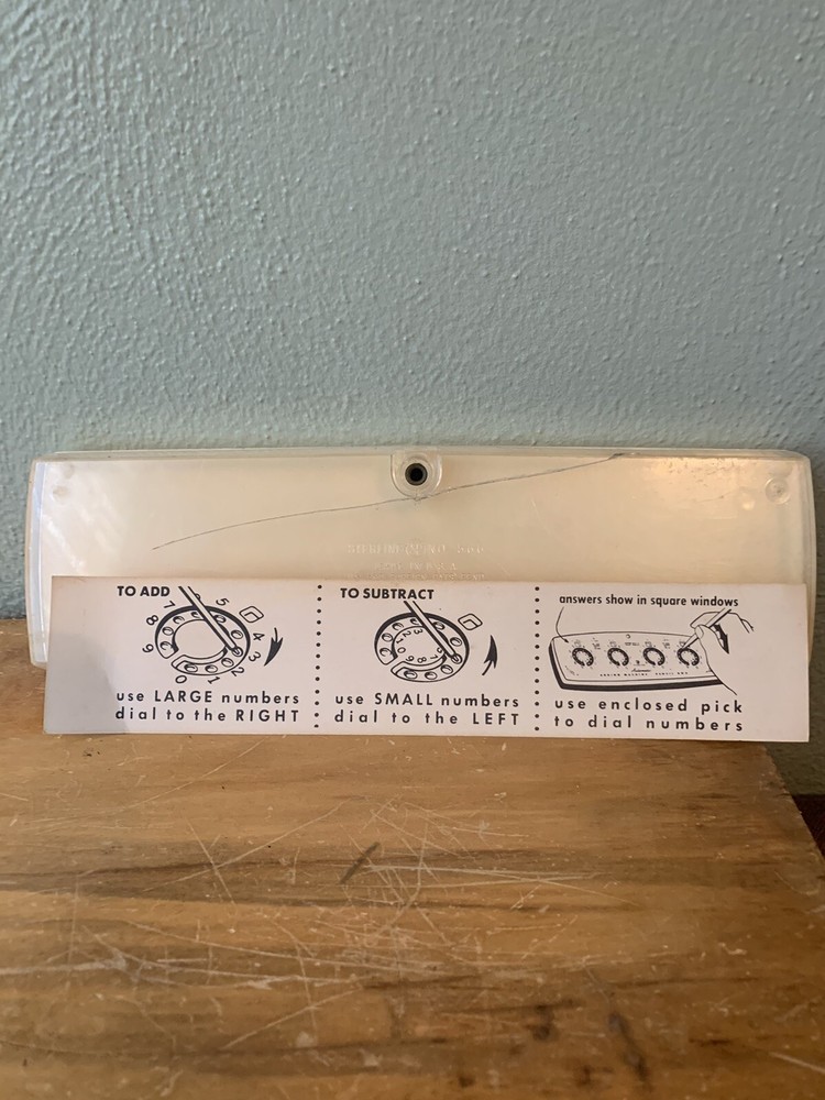 VTG Sterling Dial-A-Matic Automatic Mechanical Adding Machine #566