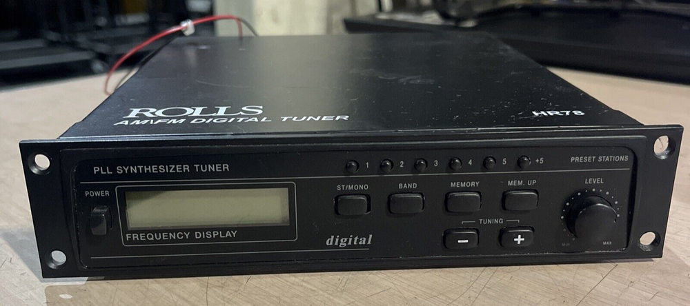 ROLLS AM/FM DIGITAL TUNER HR78