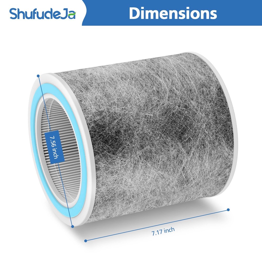 2 Pack Replacement Filter Compatible Shark HP102 HP152 HC452