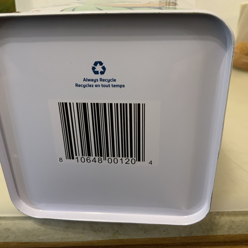 Nellie's Laundry Soda Storage Tin Empty