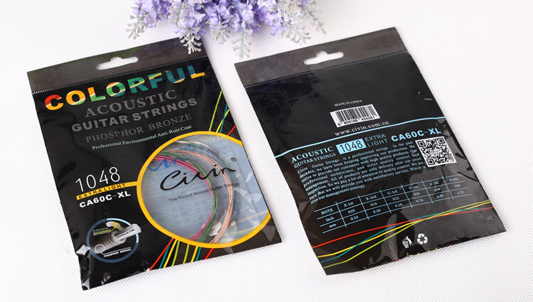 1-2 Sets Guitar Strings 6-12PCS Replacement Steel String for Acoustic Guitar US